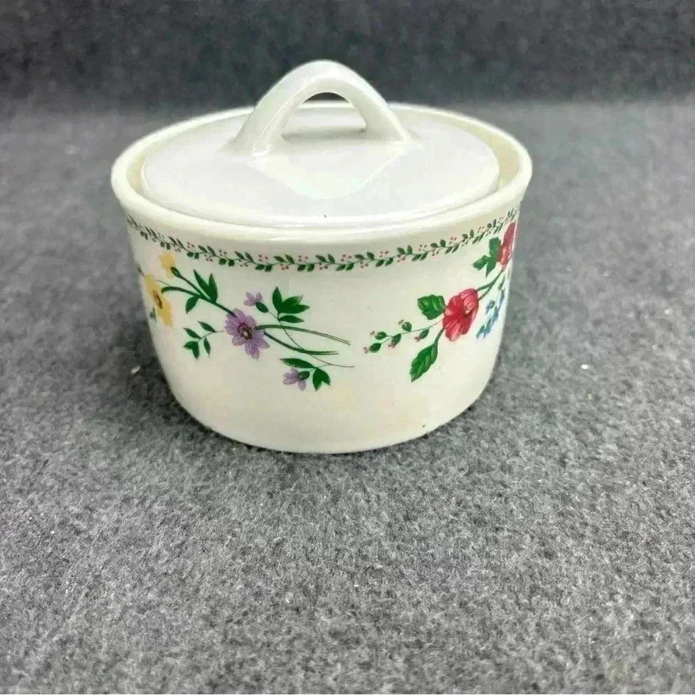 Vintage Farberware English Garden 225 Sugar Bowl - Picture 2 of 7